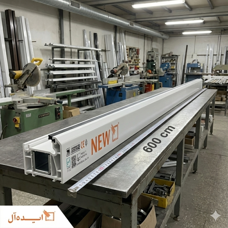 طول مفید شاخه‌های پروفیل UPVC ایده‌آل